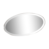 Miroir biseauté 71x39cm