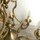 Lustre en bronze doré style Louis XVI