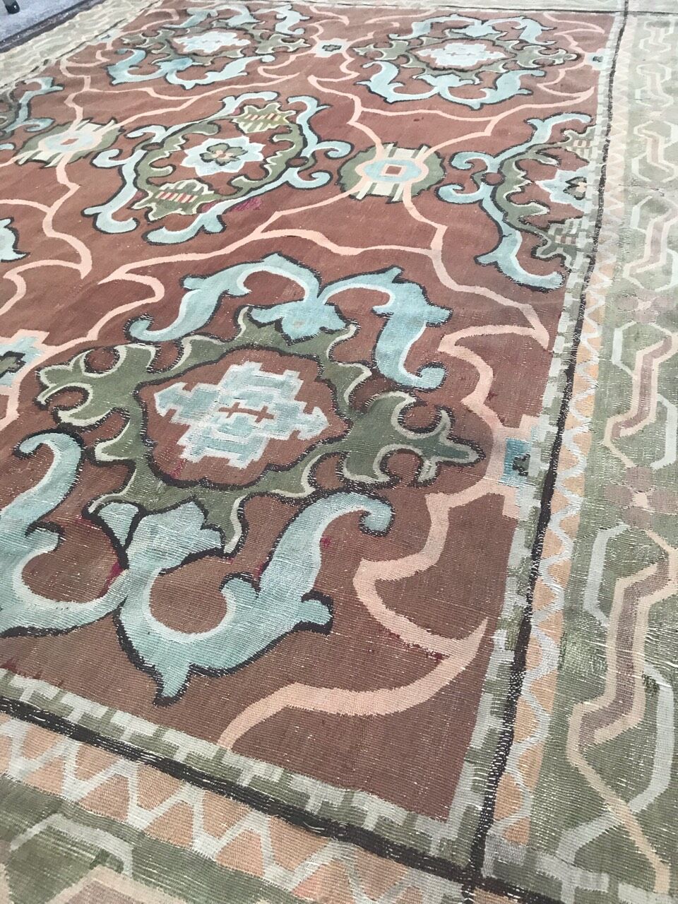 Carpet Aubusson 19th hand woven 208x306 cm