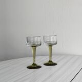 2 verres à liqueur