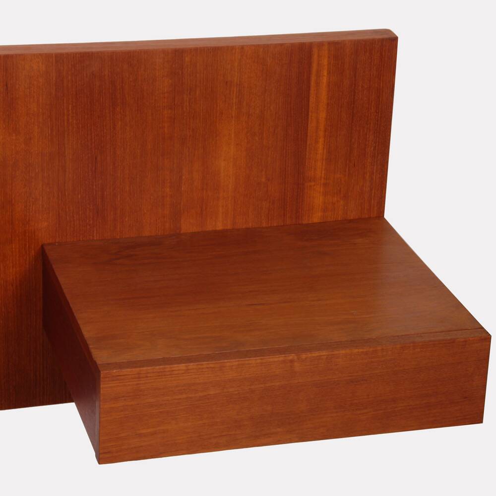 Scandinavian teak headboard, 1960