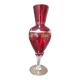 Red vase with gold decoration