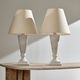 Lampe de table en céramique, lot de 2