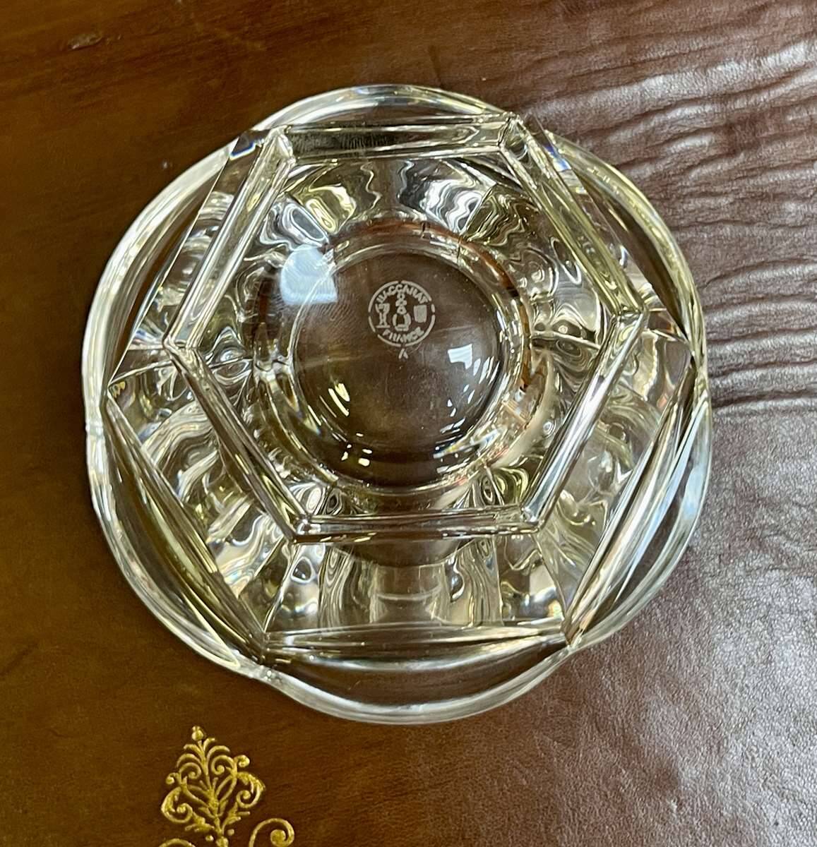 Baccarat crystal jam jar