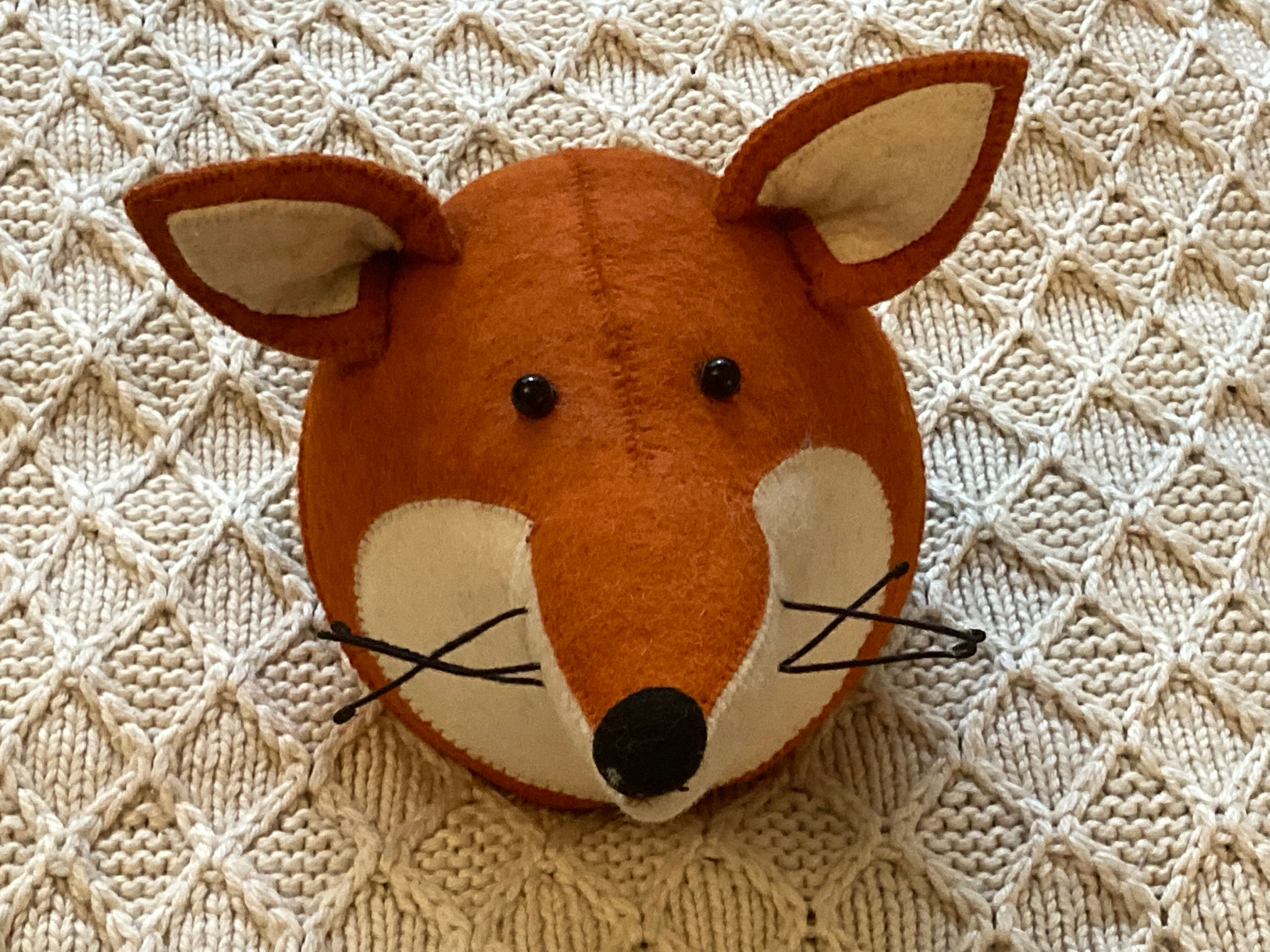Fox Plush Trophy - Large Format - Fiona Walker