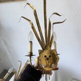 Paire applique décor gerbe de blé