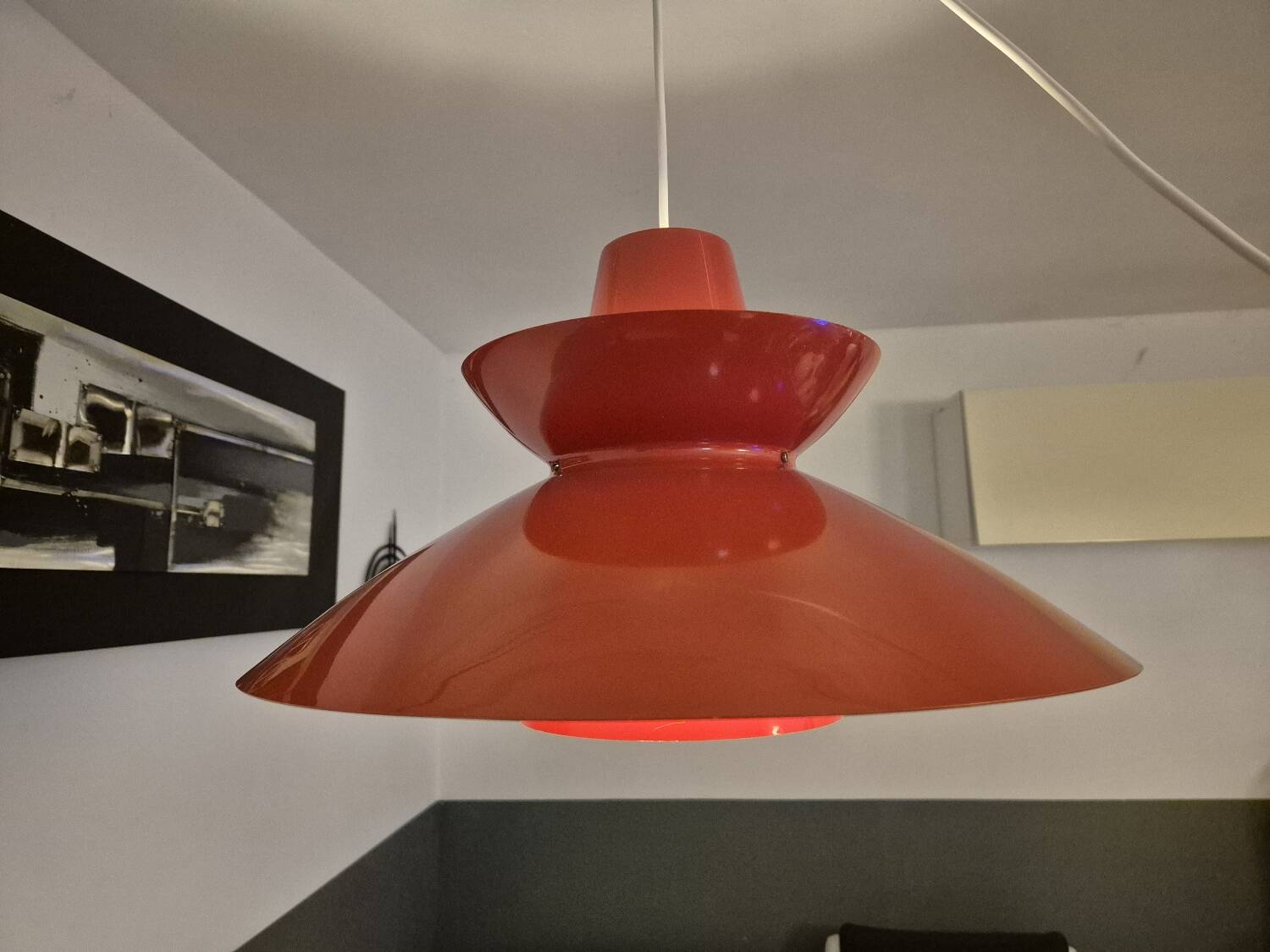 Danish vintage pendant lamp Nordisk Solar