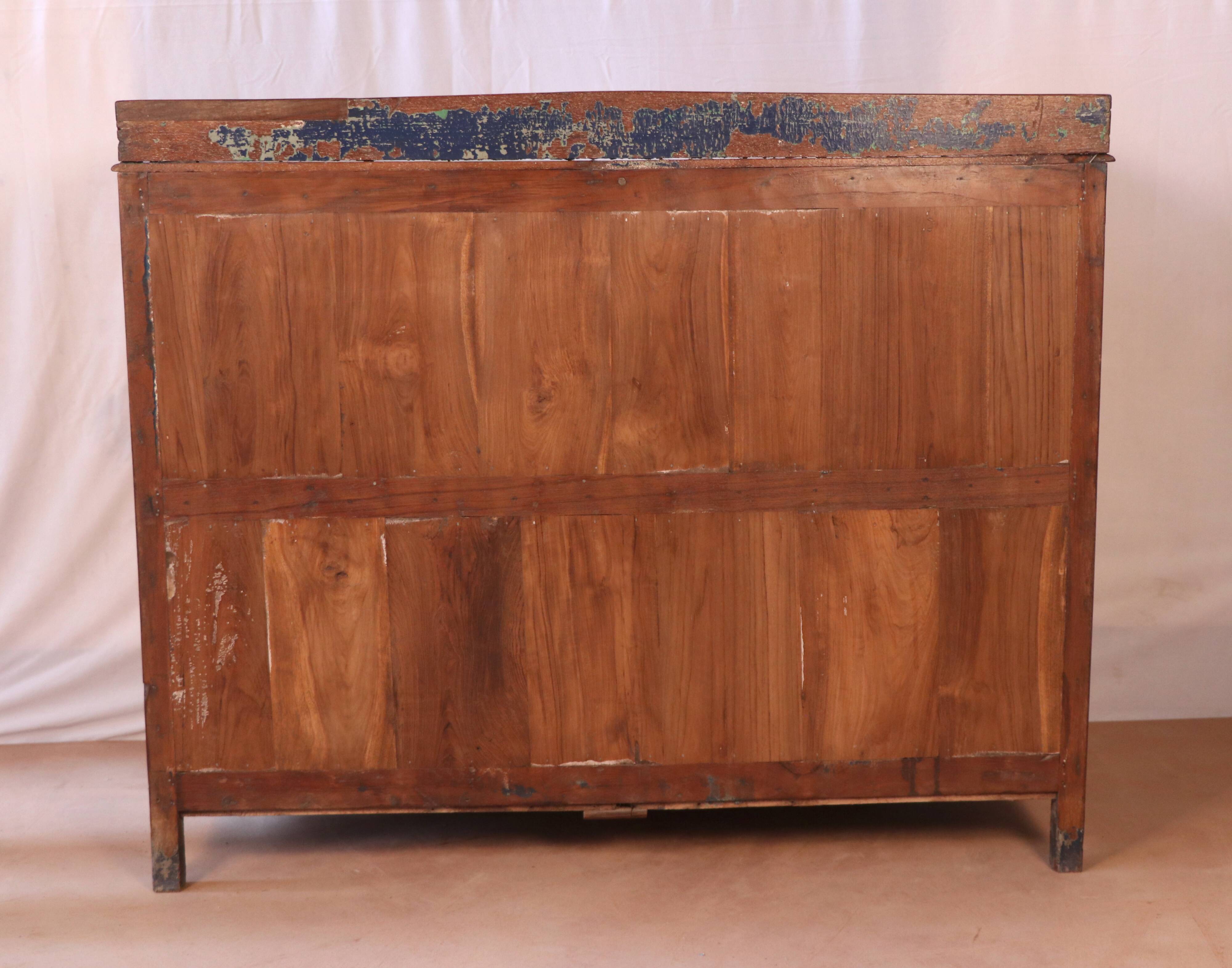 Old burmese teak sideboard teak