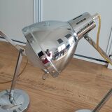 Pair of chrome lamps