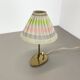 32cm Beautiful kalmar style brass + fabric table light, Austria, 1960s