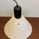 Vintage brutalist ceramic  hanging lamp