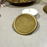 Peter Jensen Copenhagen brass candle holders Denmark 1960’s