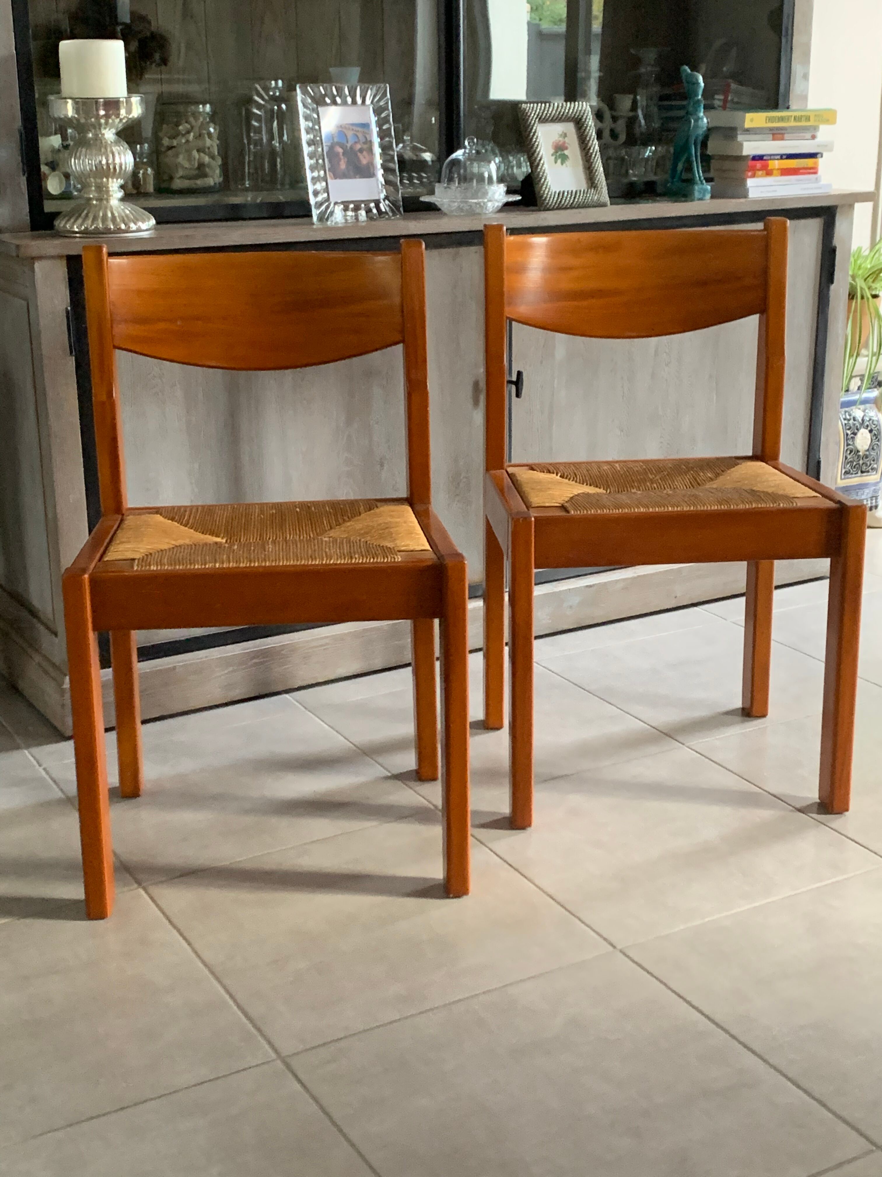 Paire de chaises vintage Maison Regain
