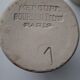 Set of mercury bottles Bourdon freres Paris in glazed sandstone