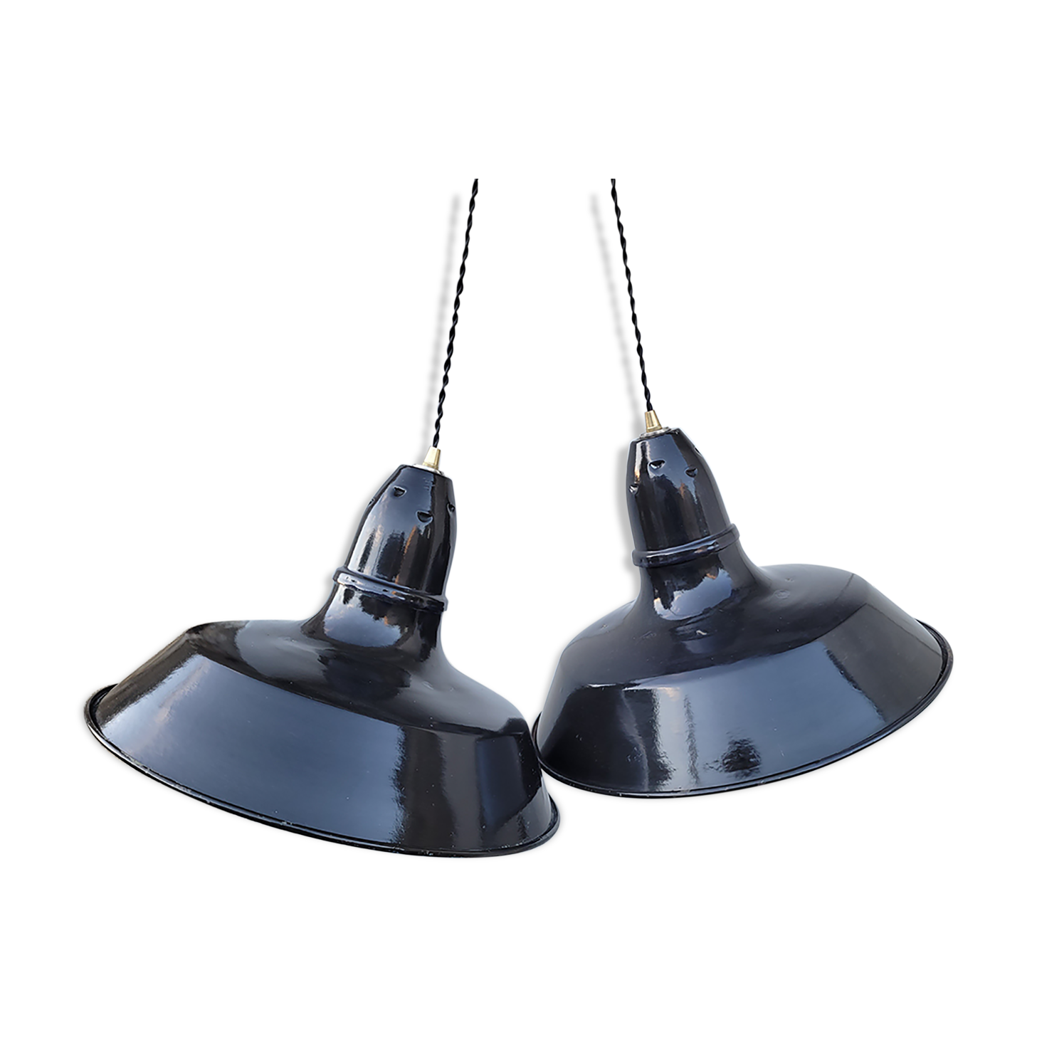 Duo de suspensions émaillées