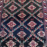 Tapis d'Orient Kurde Akstafa ancien 300x150 cm vers 1930