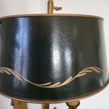 Antique Empire Style Bouillotte Lamp in brass and tin