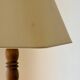 Lampadaire en bois tourné