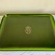 1980 green plexiglass plateau neo-classical