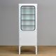 Vintage Iron And Glass Medical Cabinet, 1970s