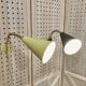 Pair of modular scandinavian design wall lights 1950.