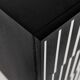 Vintage Sideboard with Hand-Painted Op-Art Pattern, 1970s.