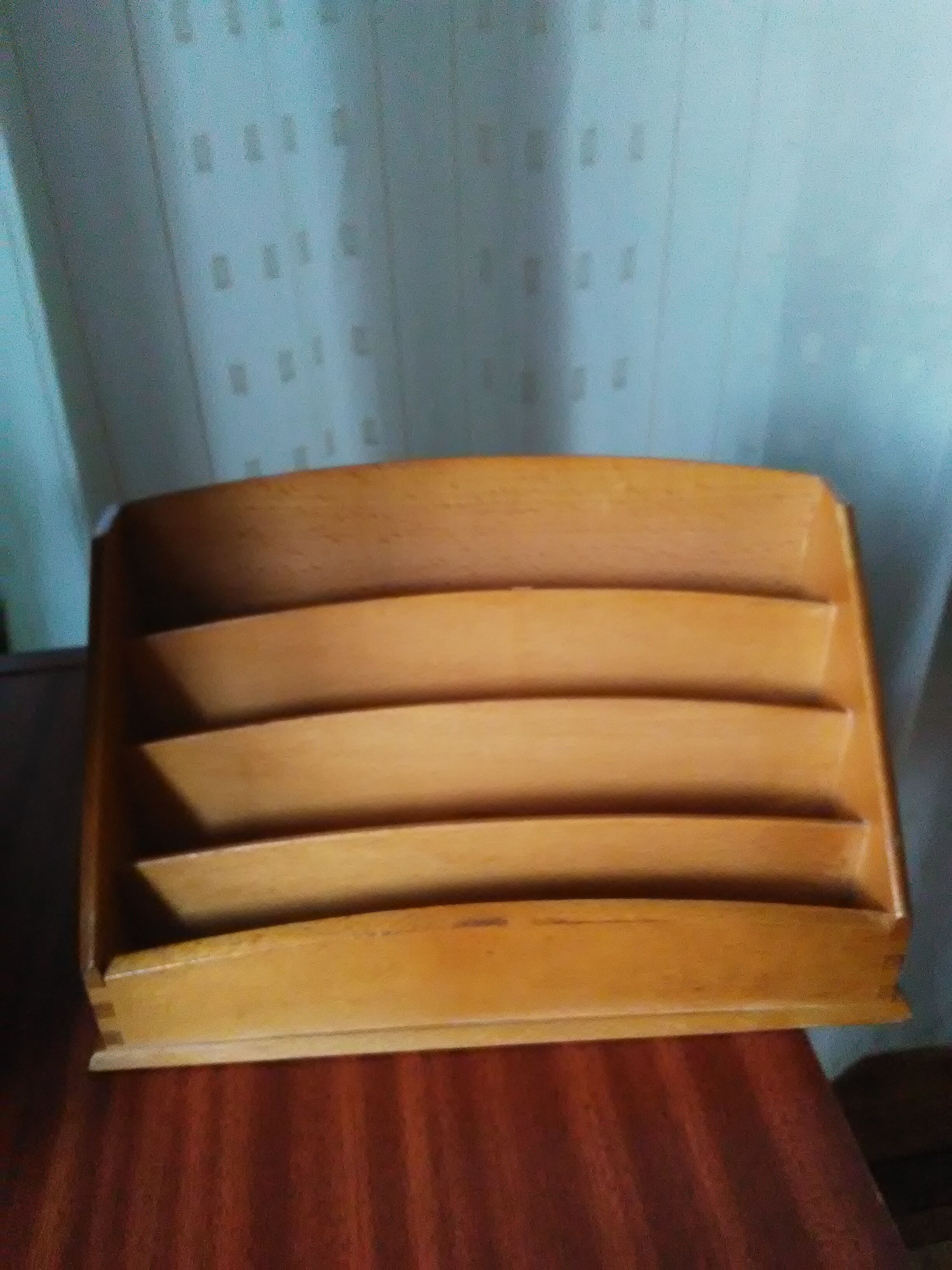 Wooden paper sorter