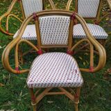 Lot de 5 fauteuils de bistrot
