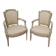Fauteuils en bois  style Louis XVI
