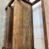 Vintage wooden open side cabinet / shelf