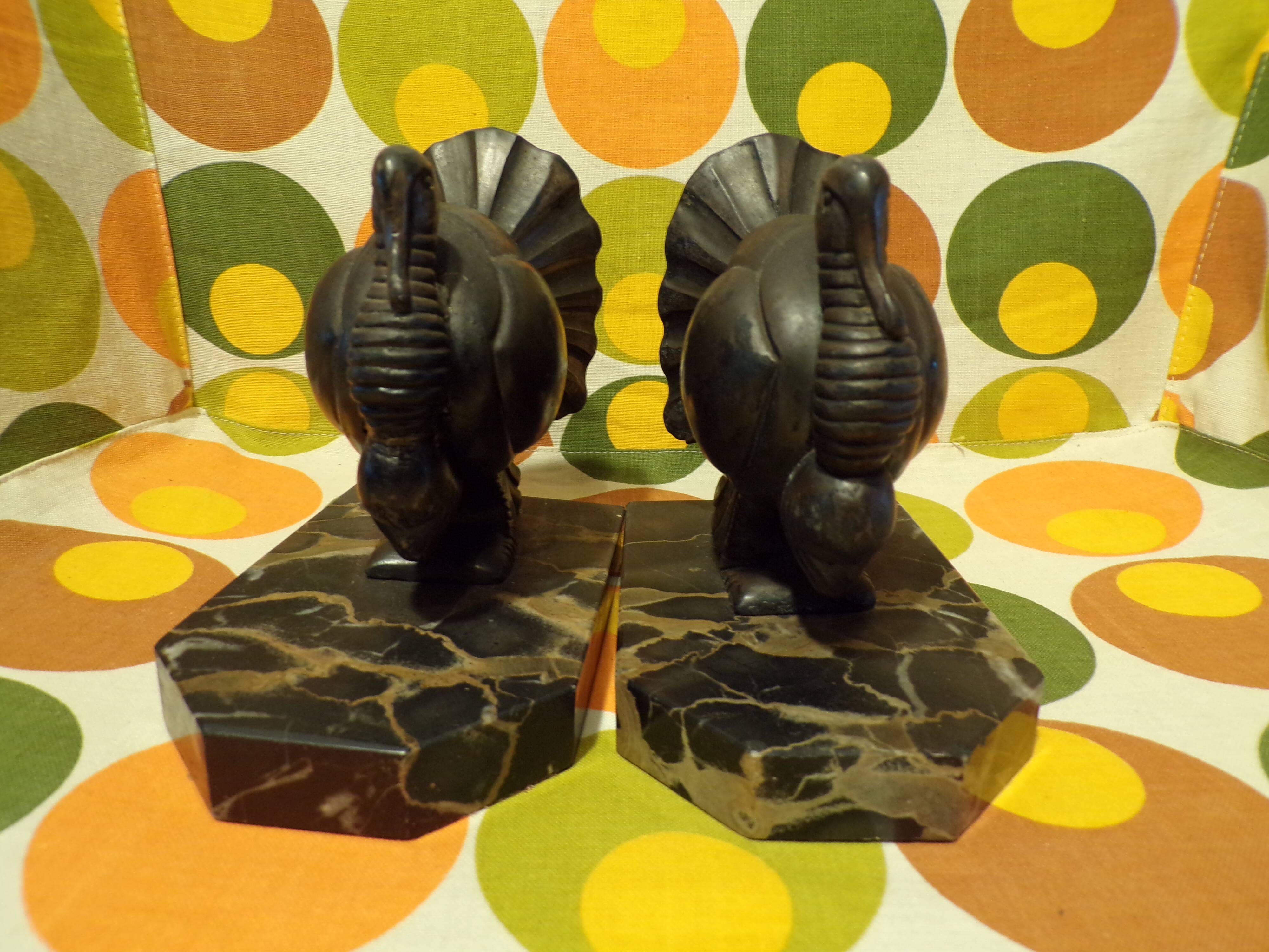 Paire de serre-livres art déco H. Moreau