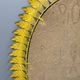 Midcentury bohemian hollywood regency spanish gilt metal sun mirror, 1960s