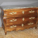 Eighteenth-century walnut tomb commode.