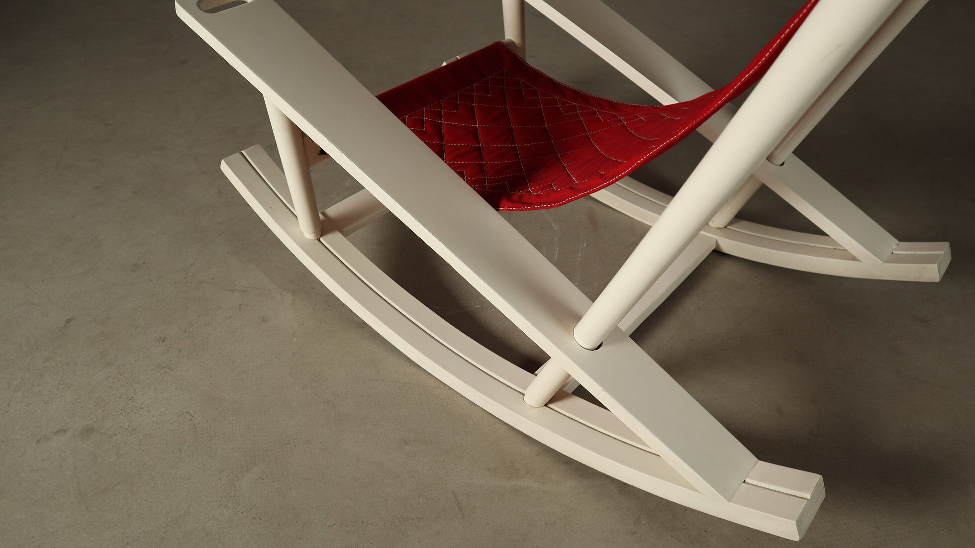 Gilles Sermadiras for Maison et Jardin, “Deauville” rocking chair, France, 1950