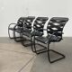 Fauteuils cantilevered Canasta postmodernes italiens par Heron Parigi pour Heron Parigi Design, années 1980, lot de 4