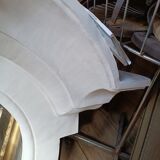 Mirror bull's eye in plaster