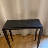 Side table oak, raw slate of cleavage