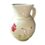 Pitcher hand painted décor