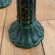 Glass candle holder