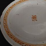 Moustiers earthenware plate, early 19th century