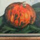 Sunflower and pumpkin painting signed J. Dubuc Berteaux