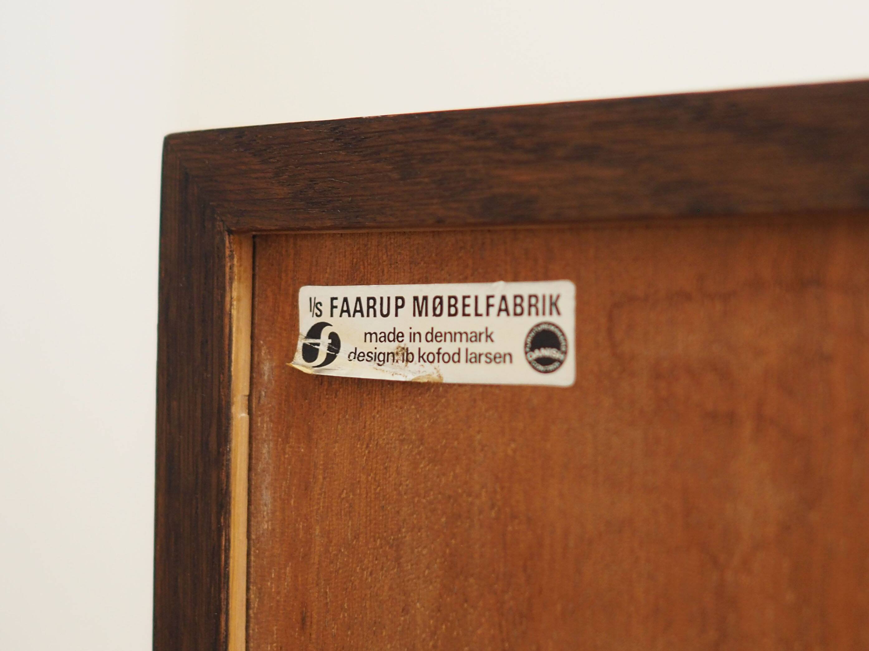 Oak sideboard, Danish design, 1970s, designer: Ib Kofod Larsen, manufacturer: Faarup Møbelfabrik