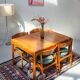 Vintage teak dining table, Danish Mid Century, 1960s, solid wood