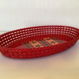 Red oval basket