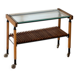 Coffee table on wheels