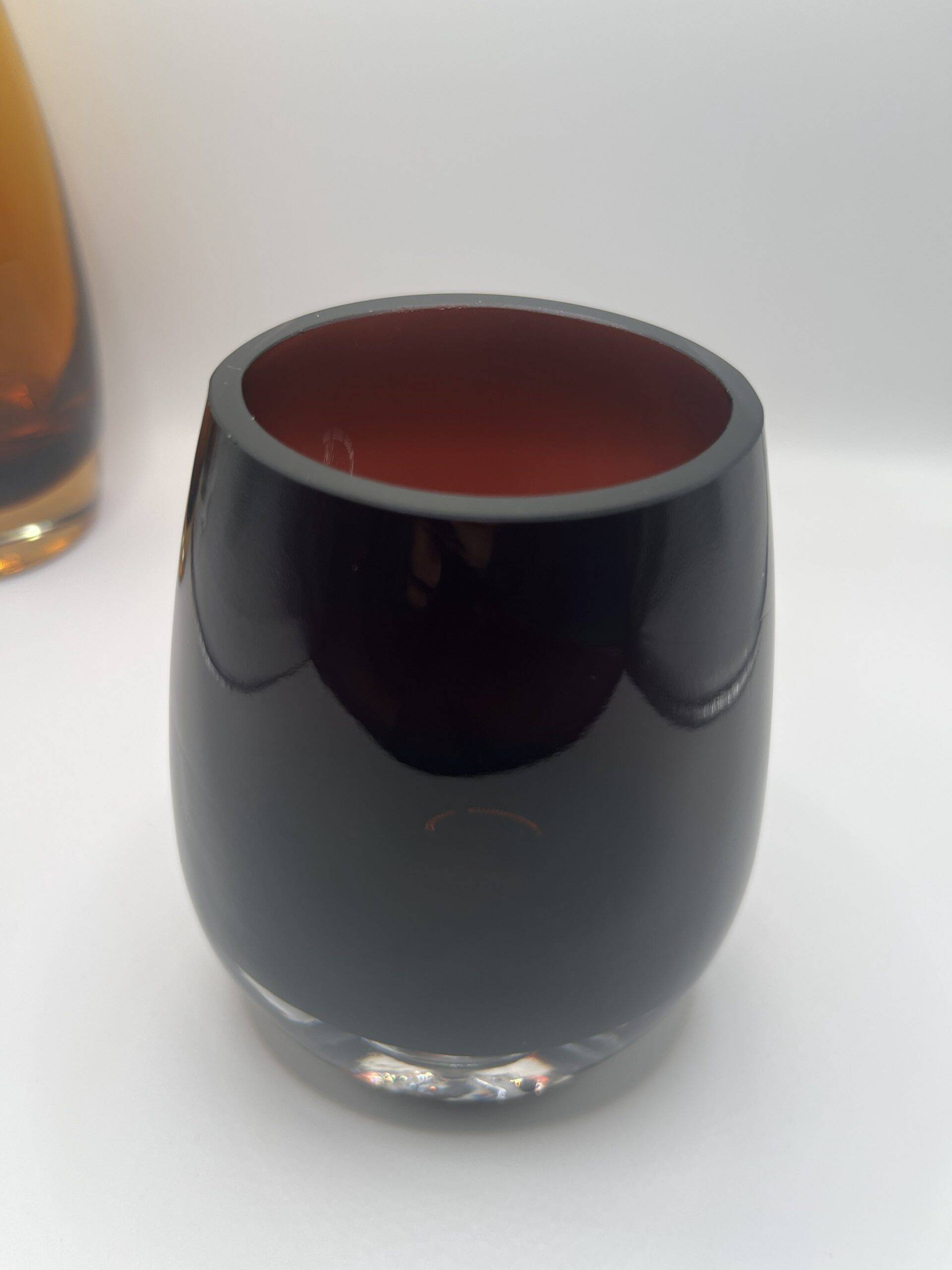 Sommerso technical purple Scandinavian vase circa 1960