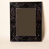 Miroir Murano en verre gravé