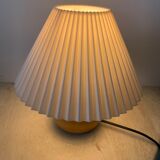 Solid wood bedside lamp