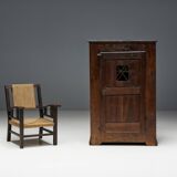 Cabinet primitif Wabi Sabi, France, XIXe siècle