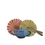 Art Deco Longwy ceramic teapot